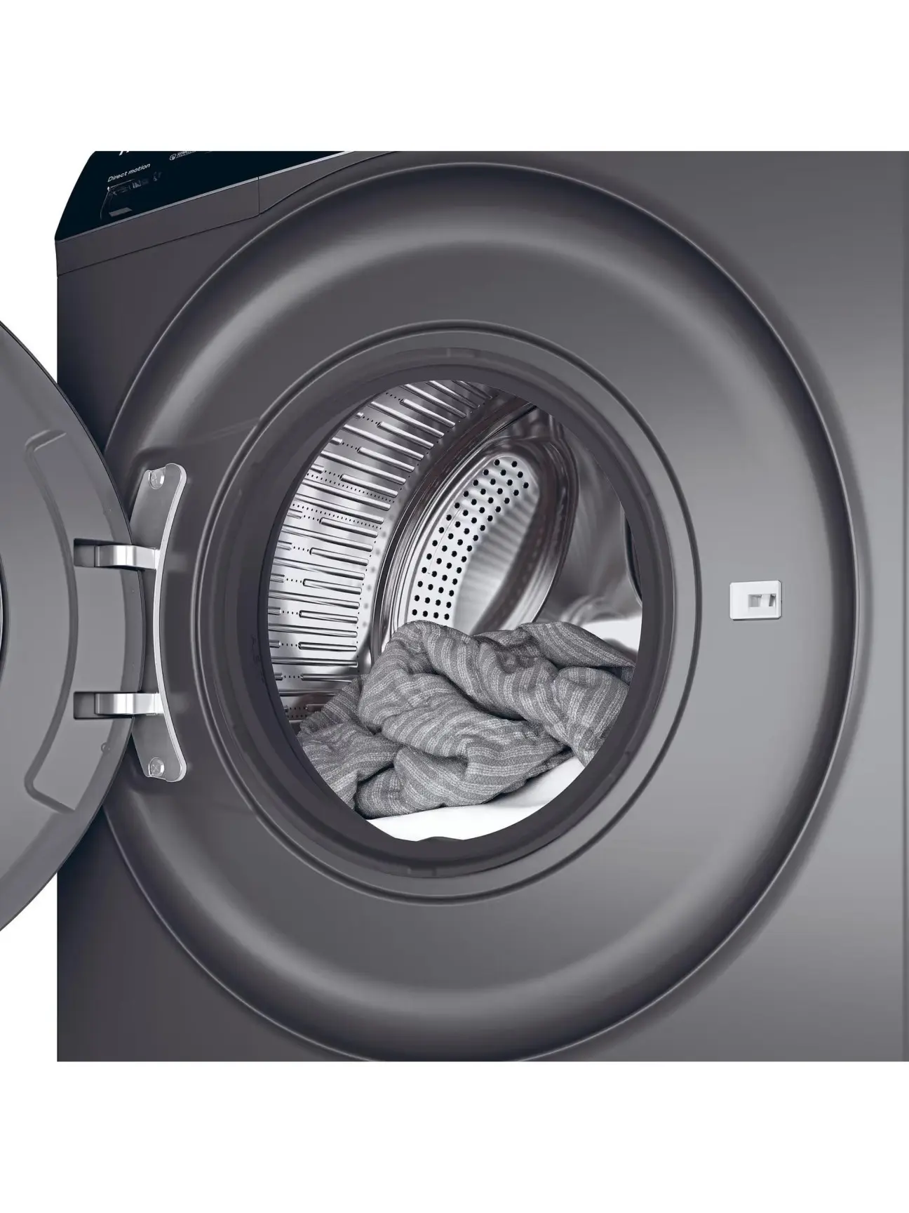 Стиральная машина Haier HW80-B14939S8 (I-Pro Serie3 / 62 см / 8кг / 1400об / пар / Direct Motion / A+++ / Антрацит)-7
