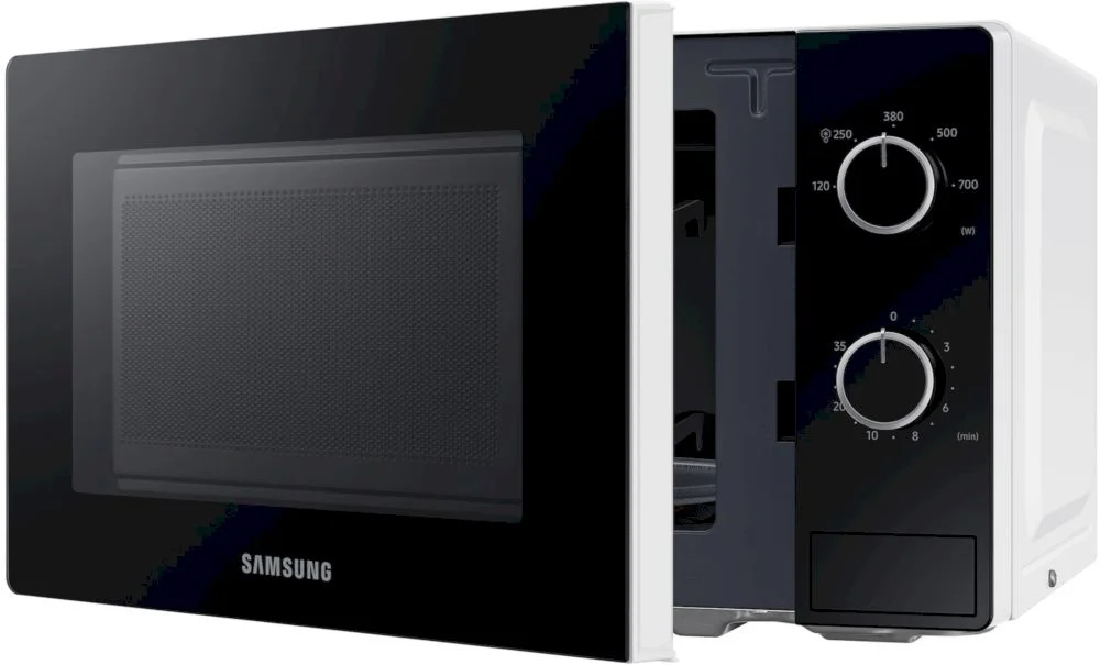 Микроволновая печь Samsung MS20A3010AH/BA (20 л, 700 Вт, переключатели поворотный механизм, белый)-3