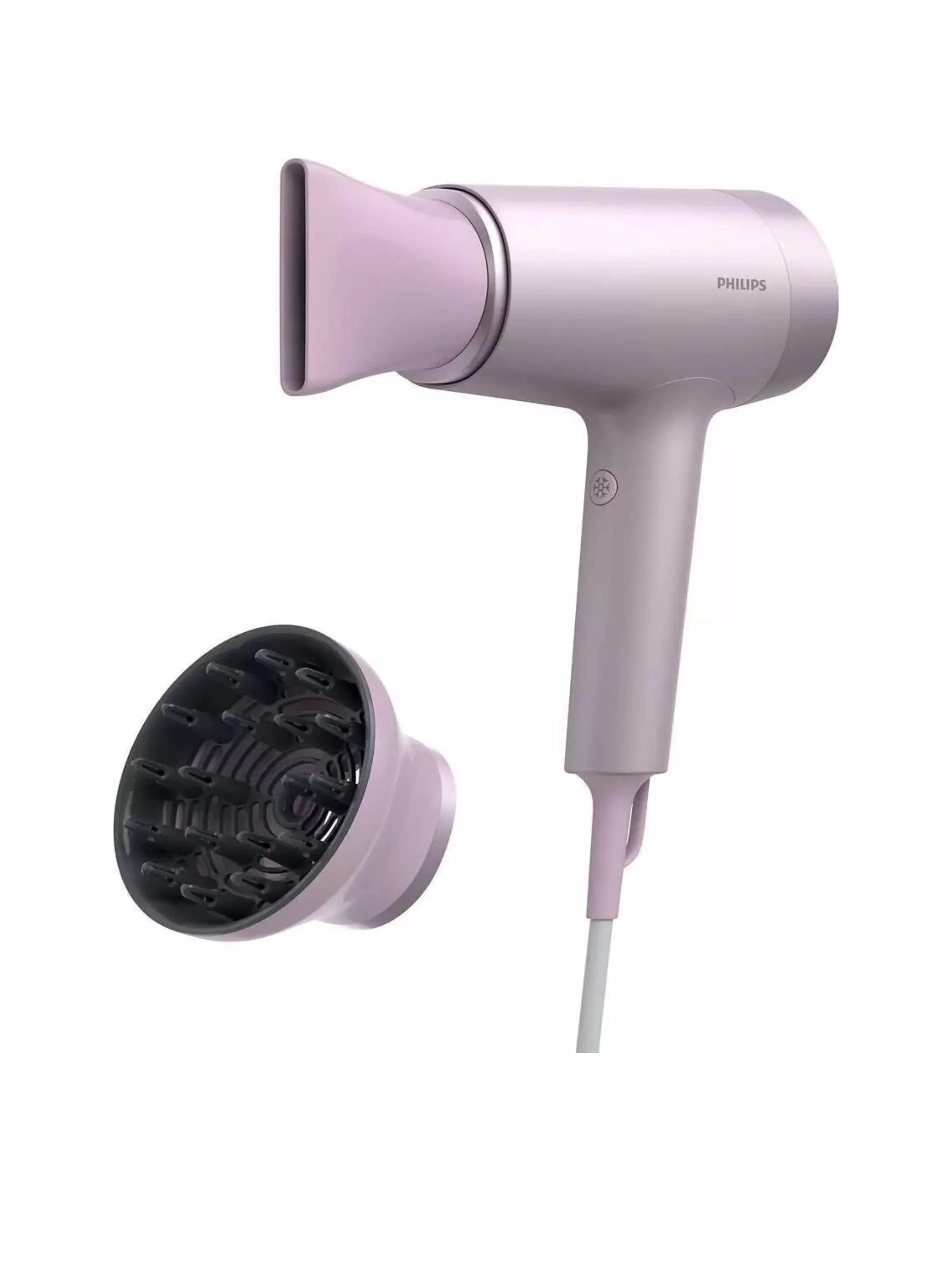 Фен Philips BHD723/10 (полноразмерный / 1800 Вт / 4 режима / холодный воздух / шнур - 2 м / диффузор)-5