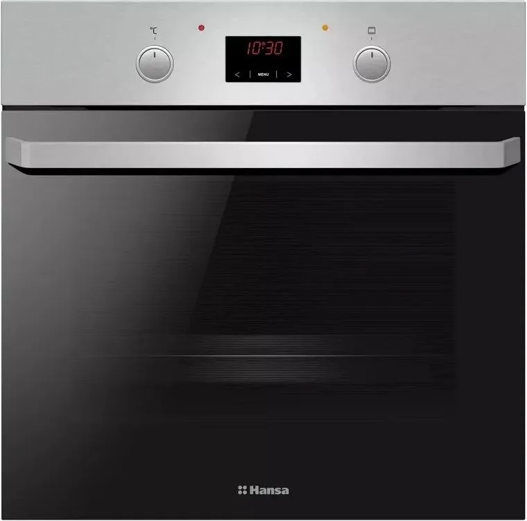 Духовой шкаф Hansa BOEI694721 (65 л / до 250 °C / Нерж. сталь / Катализ / Гриль / Съемные направляющие / А)-0