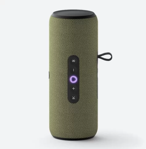 Умная портативная колонка Яндекс Станция Стрит с голосовым помощником Алиса, зелёный-0