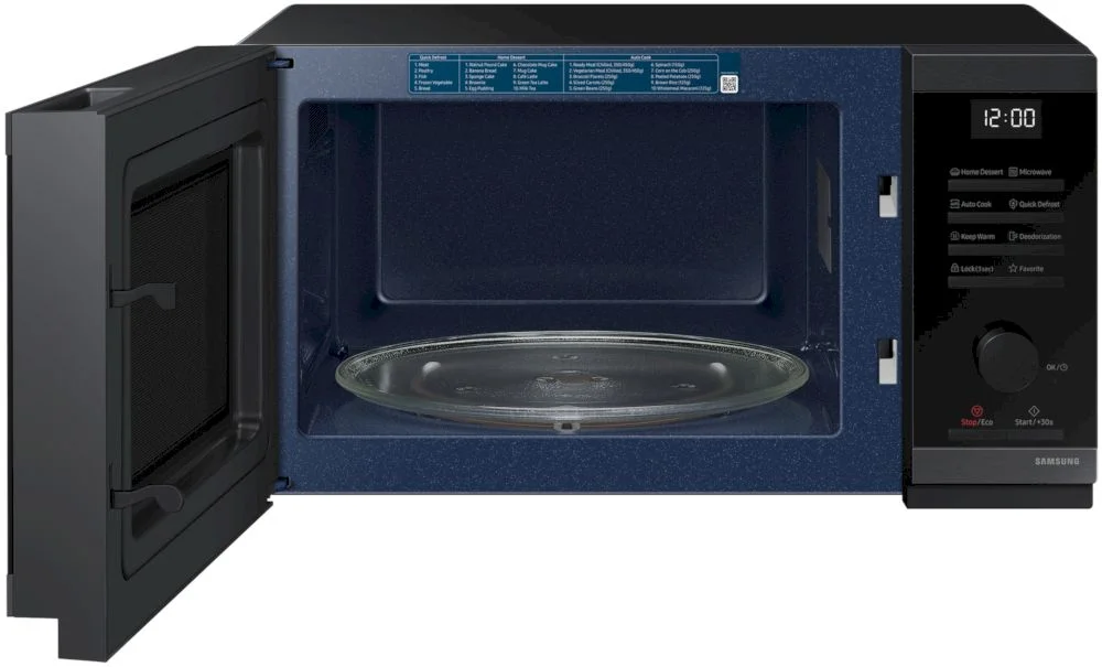 Микроволновая печь Samsung MS23DG4504AGE2 (23 л, 800 Вт, переключатели поворотный механизм, кнопки, дисплей, черный)-4