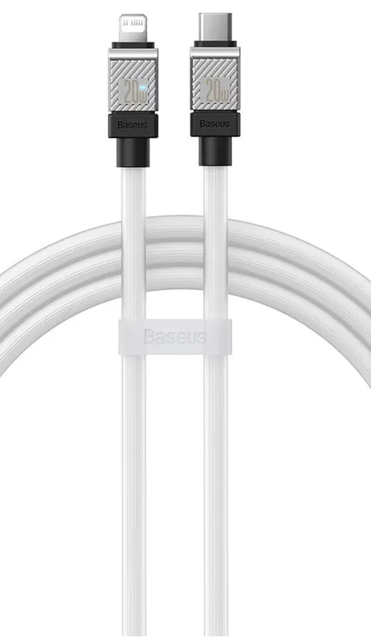 Кабель Baseus CoolPlay Series Lightning - USB, 2м, Белый-0