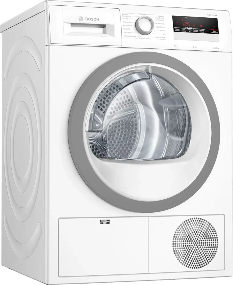 Сушильная машина с тепловым насосом Bosch WTH85V0KPL (Serie4 / 61,3см / 8кг / TouchControl / AutoDry / AntiVibration Design / А++)-0