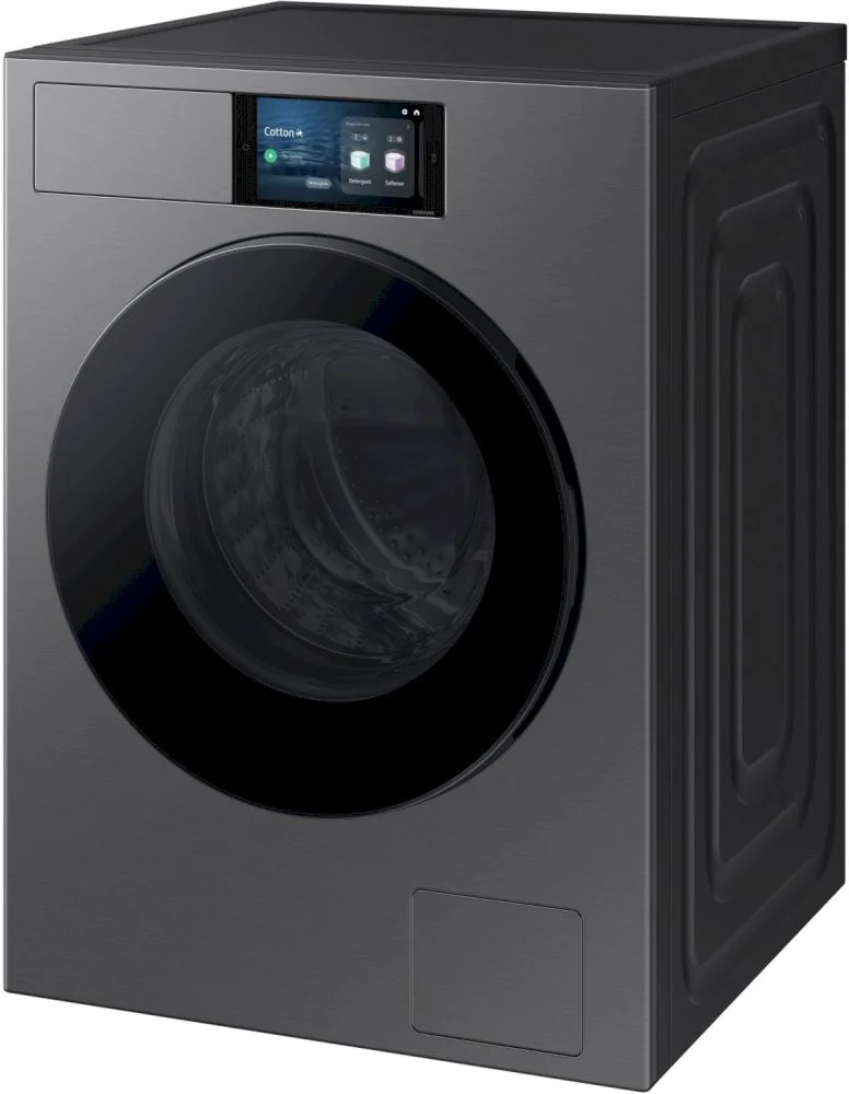 Стиральная машина Samsung WF90F09C4SU4 (60см / 9кг / 1400об / пар / Wi-Fi / AI Wash, AI Home / мотор - Digital Inverter / A+++ / Серебро)-2