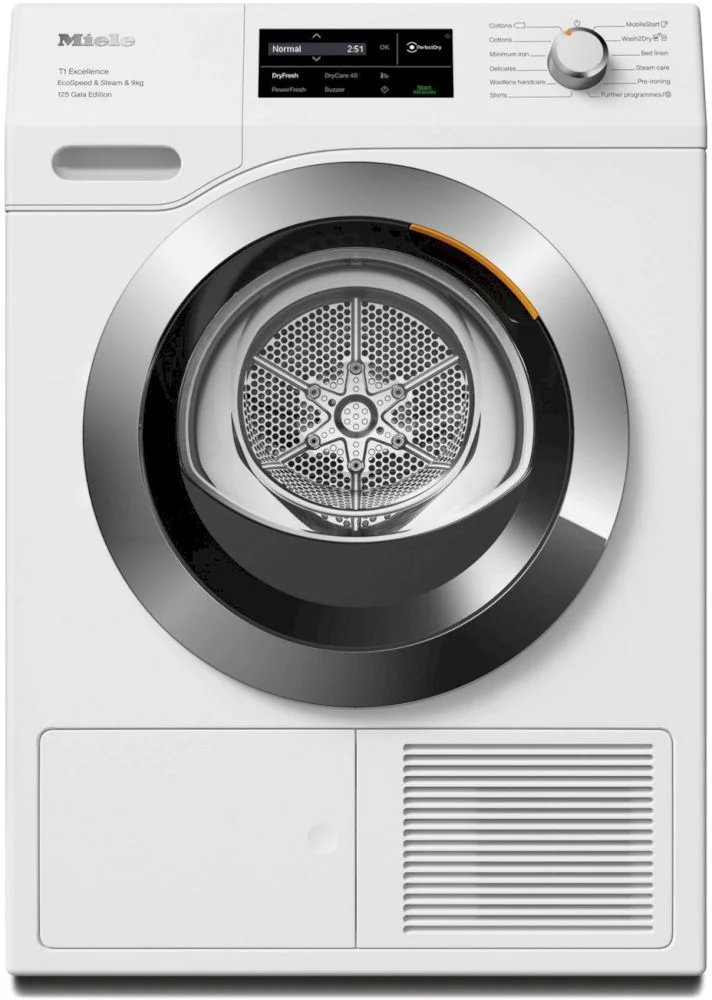 Сушильная машина с тепловым насосом Miele TEL695 WP 125 Gala Edition (T1 / 63,6см / 9кг / SteamFinish / SilenceDrum / DryCare 40 / Miele@home)-0