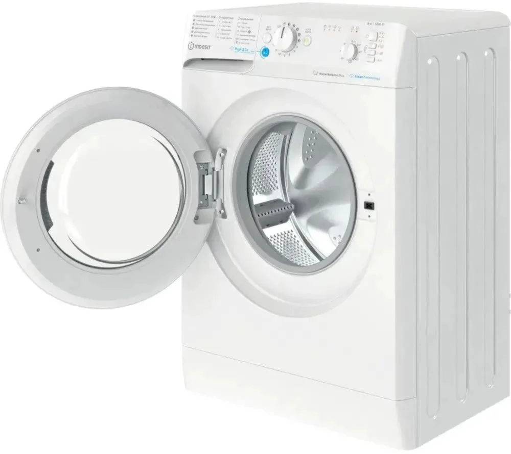 Стиральная машина Indesit BWSB 61051 WWV RU (42.5см / 6кг / 1000об / пар / Push&Go Steam / Water Balance Plus)-3