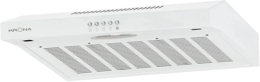 Вытяжка KRONA ERMINA 500 white PB (455 м³/ч / 80 Вт / LED Освещение 1x1,5 Вт / ширина - 49,6 см / Белый)-0