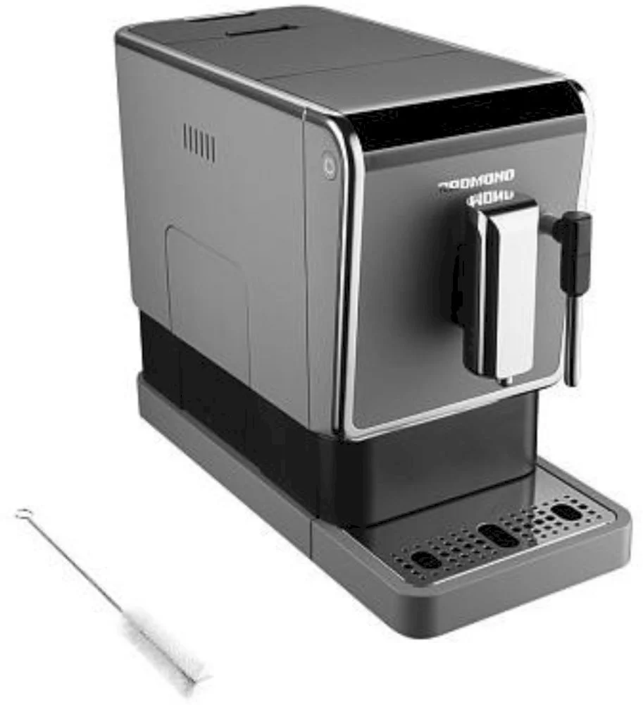 Кофемашина Redmond RCM-1517 (кофе зерновой/ 1470 Вт/ 1.1 л/ капучинатор/ 2 напитка)-6