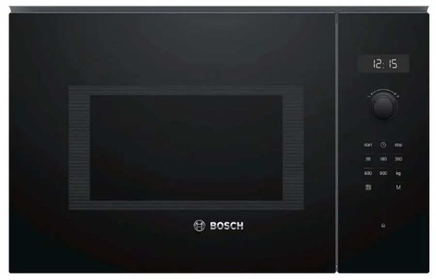 Микроволновая печь встраиваемая Bosch BEL524MB0 (Serie6 / черный / 20л / ширина - 59,4 см / 800Вт / гриль / AutoPilot8)-1
