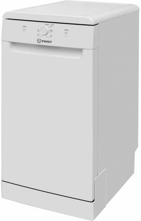 Машина посудомоечная отдельностоящая 45 см Indesit DSFE 1B10 (10 комплектов / 2 полки / Расход воды - 11,5 л / Белая)-0