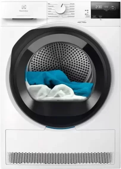 Сушильная машина с тепловым насосом Electrolux EW6D284YP (GentleCare 600 / 63,6см / 9кг / EasyClean / Anticrease / А+++)-0