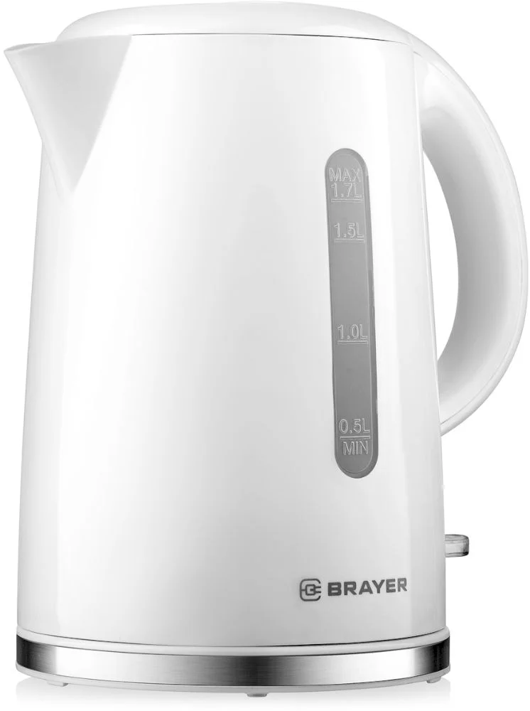 Чайник Brayer BR6108 (2200 Вт / 1,7 л / пластик / белый)-0
