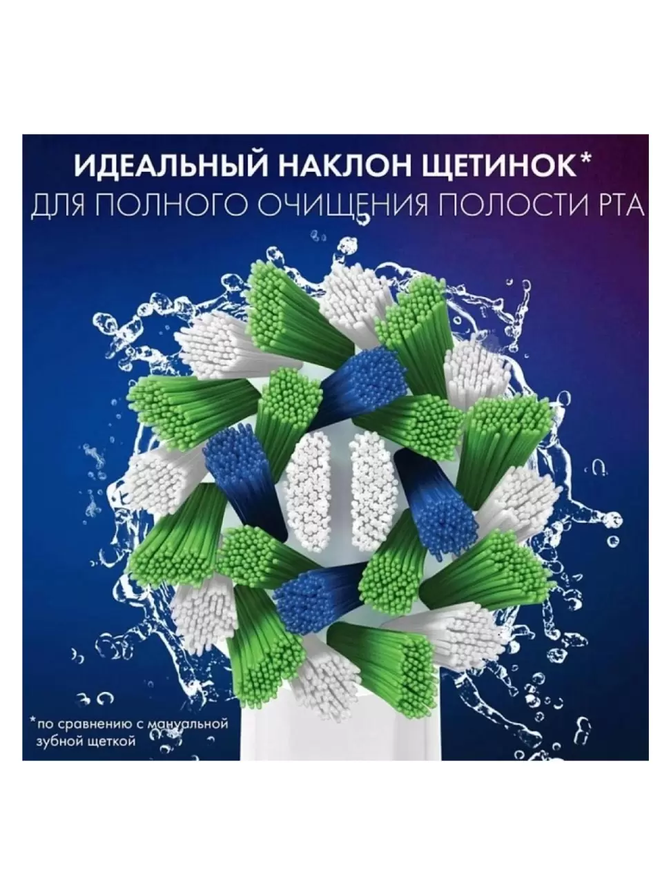 Насадка для зубных щеток Braun Oral-B Pro Cross Action EB50RX-2 (2 шт)-4