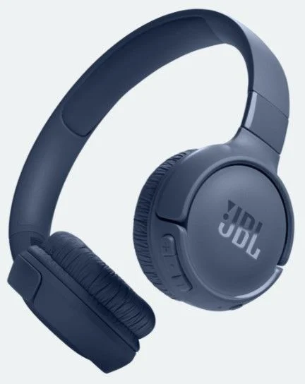 Беспроводные наушники JBL T520BT, (Bluetooth 5.3, SBC), Синие-1