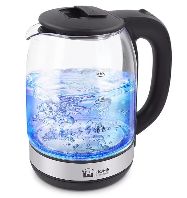 Чайник Home Element HE-KT2300 (1800Вт / 2,0л / стекло/ черный)-0