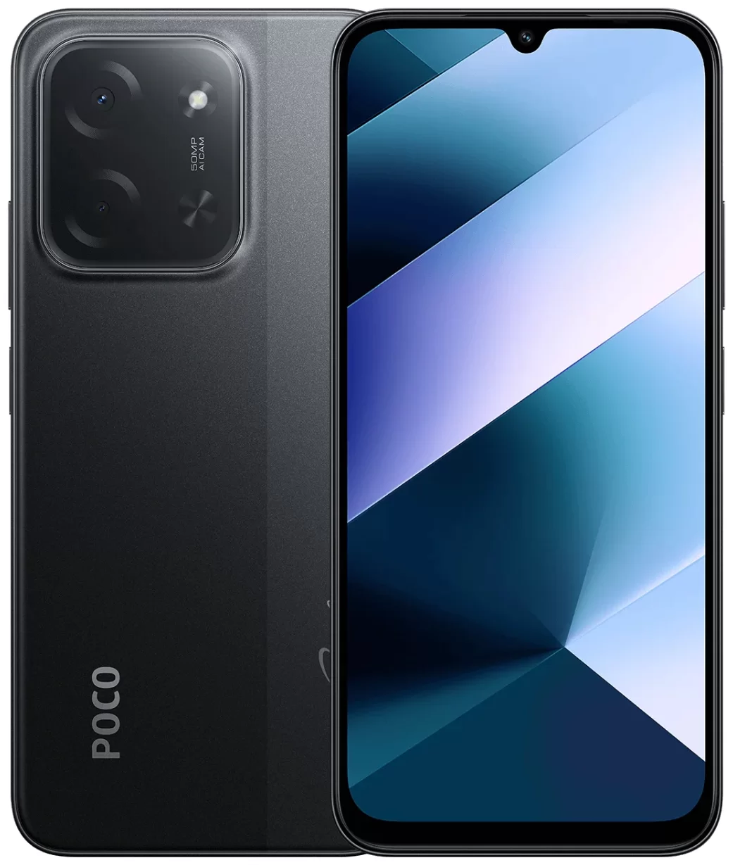 Смартфон POCO C85 6/128 ГБ, черный-0