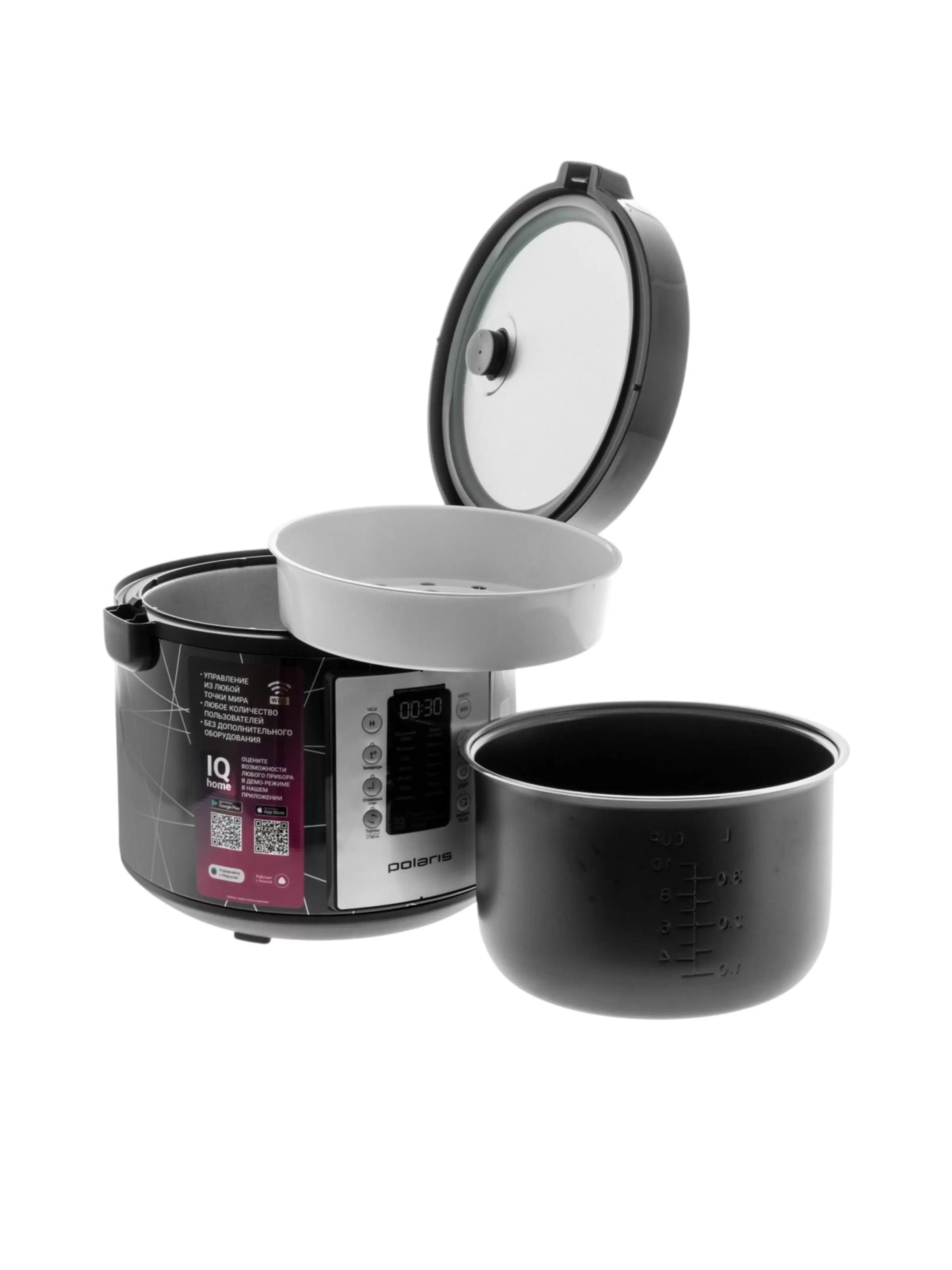 Мультиварка Polaris PMC 5020 Wi-Fi IQ Home (5 л / 750 Вт / 45 программ / поддержание тепла, отложенный старт / управление со смартфона)-2