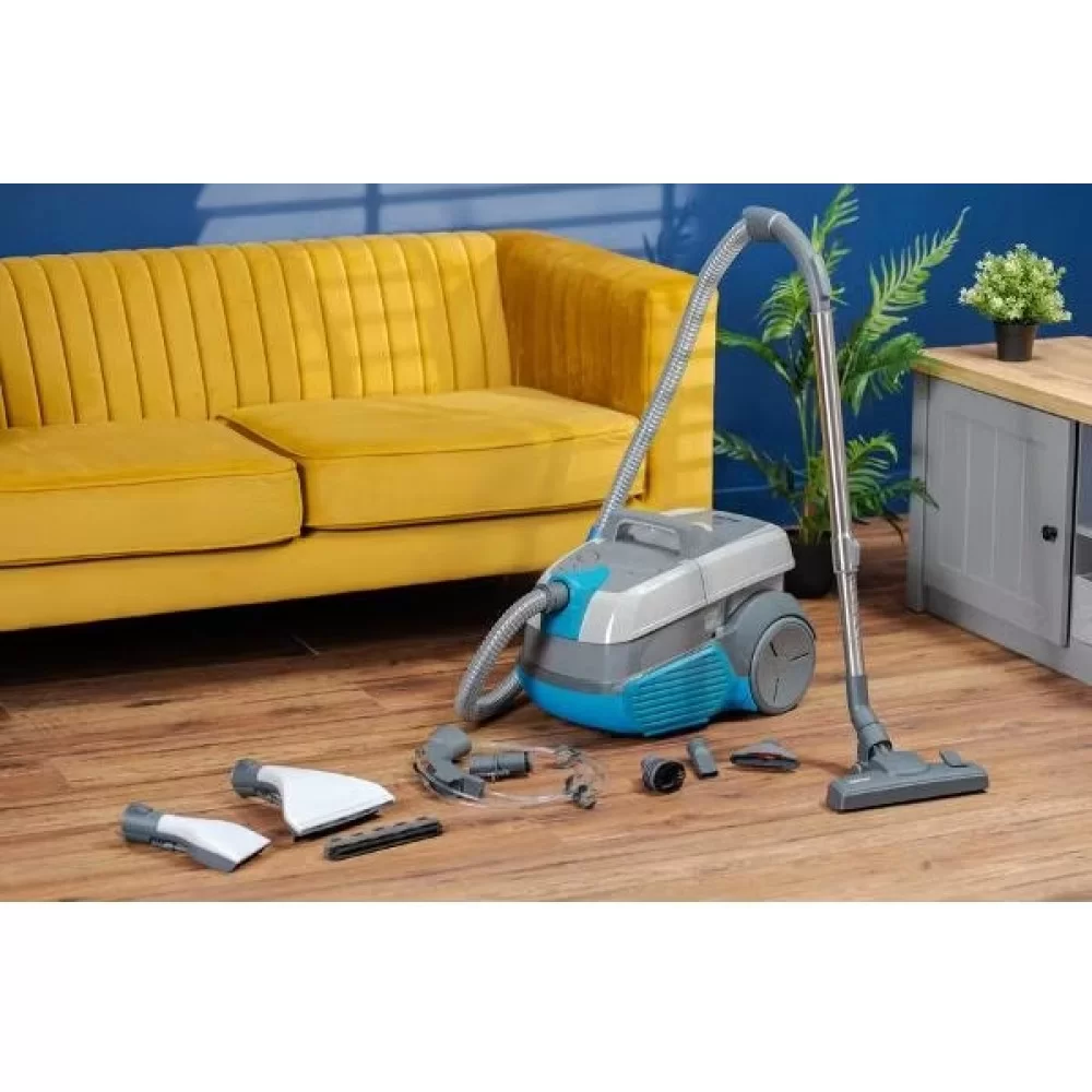 Пылесос Zelmer ZVC9130M (2100 Вт, мешок/контейнер, 3.5 л / 5.2 л, влажная уборка, серый-синий)-6