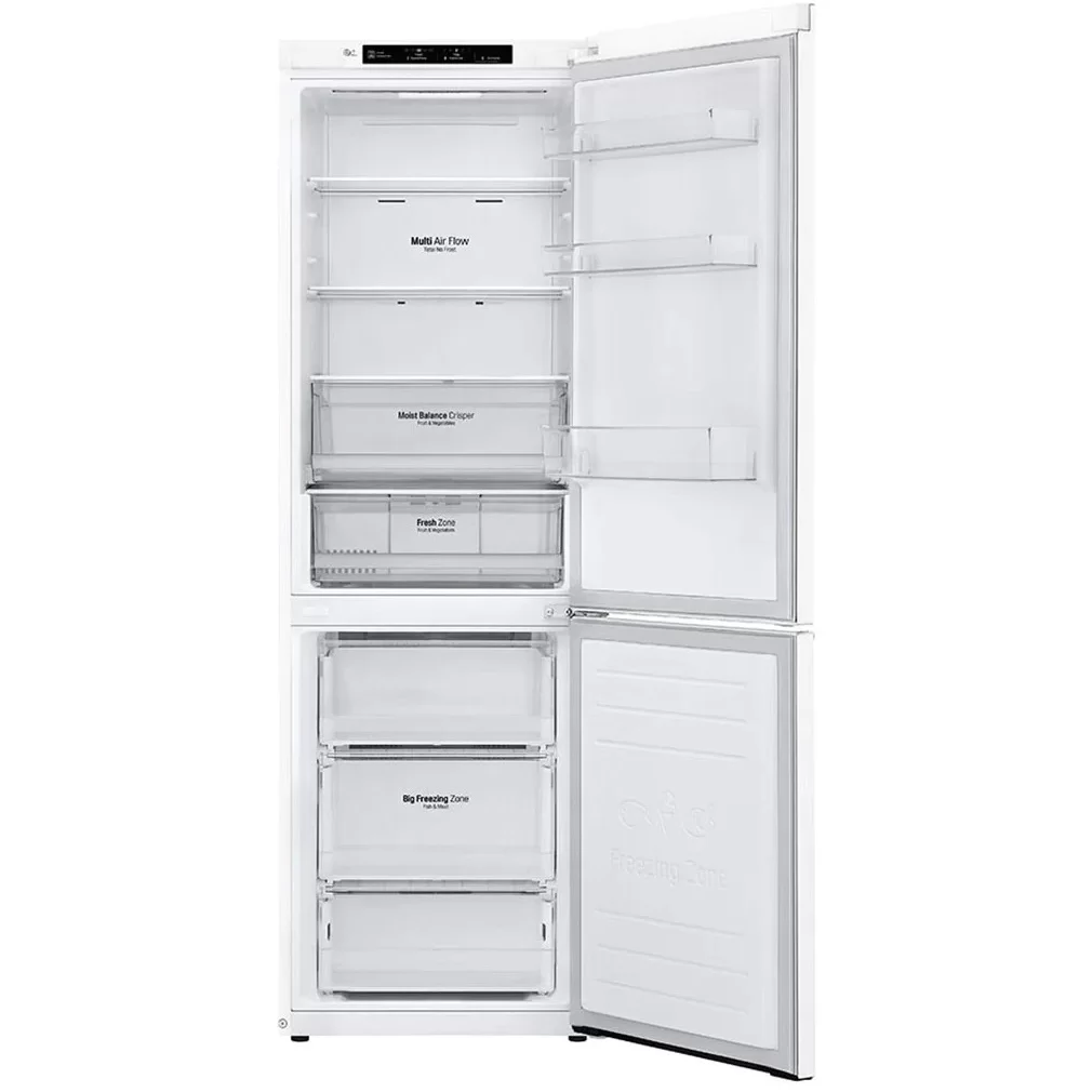 Холодильник LG GBB61SWJMN (V+ / Объем - 341 л / Высота - 186см / A++ / Белый / NoFrost / Door Cooling+™ / Smart Inverter™)-4
