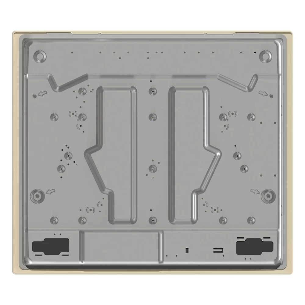Поверхность газовая Gorenje GW6D42CLI (Classico / беж / конфорки ромбом / эмаль / чугун / WOK)-5