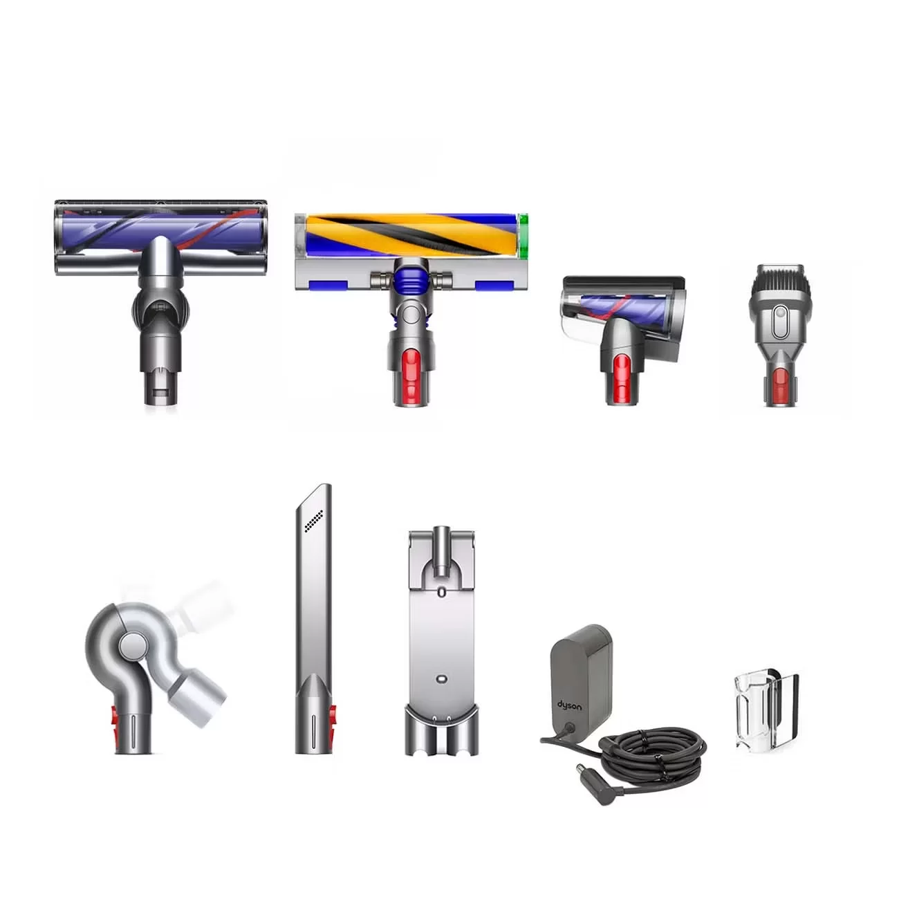 Пылесос Dyson V12 Detect Slim Absolute UK, yellow/nickel (448851-01)-5