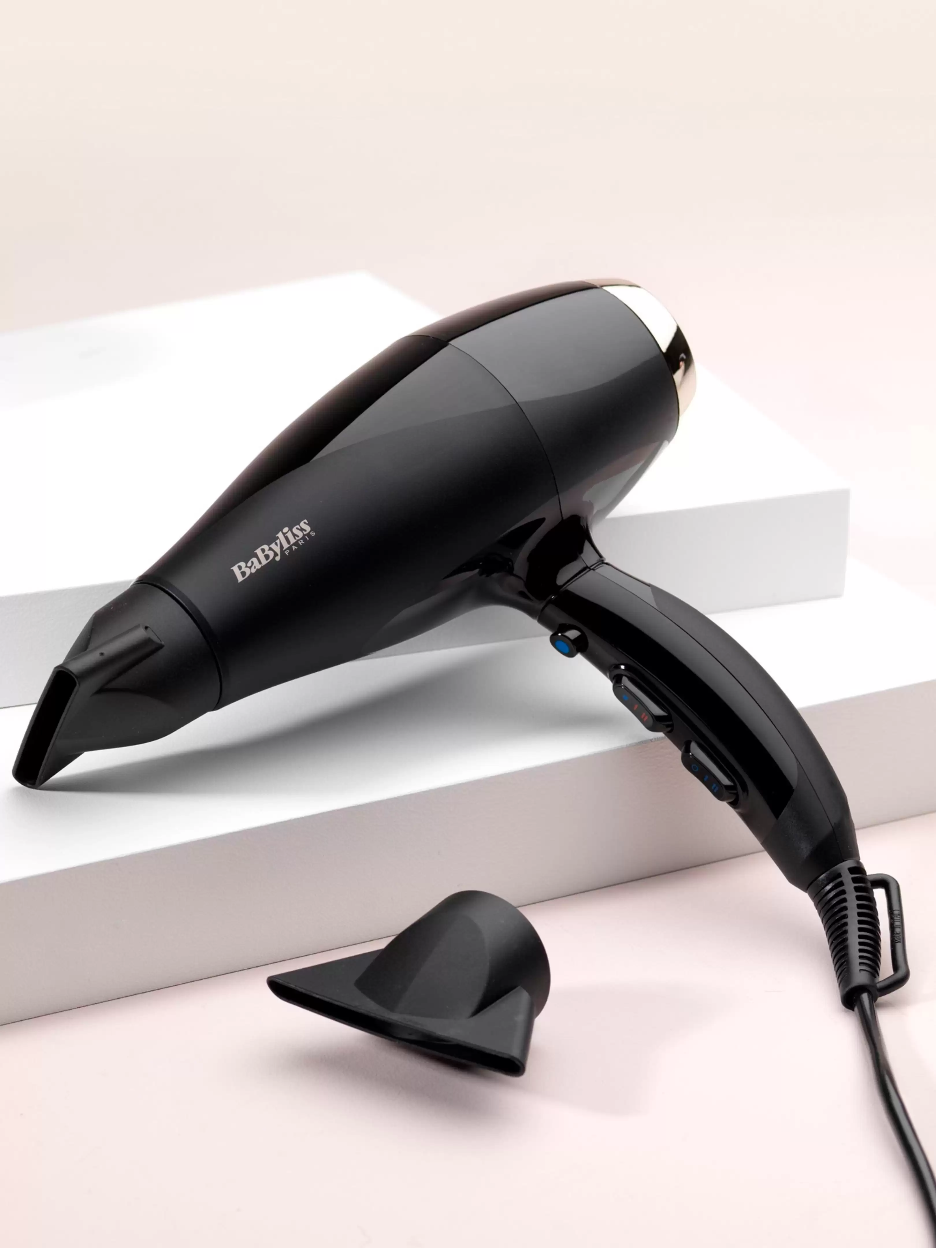 Фен BaByliss 6714E (полноразмерный / 2300 Вт / 3 режима / холодный воздух / генератор ионов / шнур - 2,8 м / AC-мотор)-5
