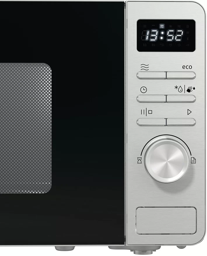 Микроволновая печь Gorenje MO20A3X (Advanced / 20 л, 800 Вт, переключатели кнопки, серебристый/черный)-4