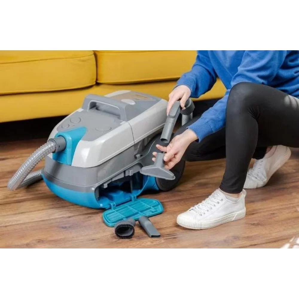 Пылесос Zelmer ZVC9130M (2100 Вт, мешок/контейнер, 3.5 л / 5.2 л, влажная уборка, серый-синий)-5