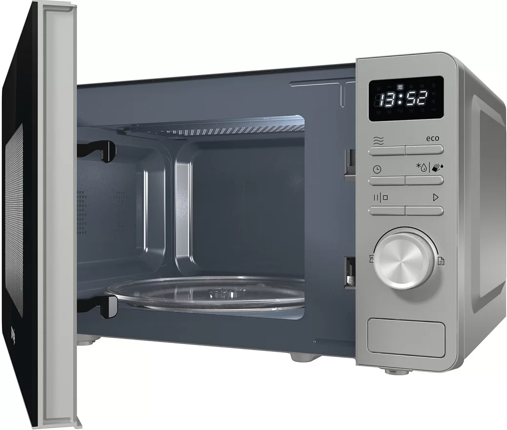 Микроволновая печь Gorenje MO20A3X (Advanced / 20 л, 800 Вт, переключатели кнопки, серебристый/черный)-3