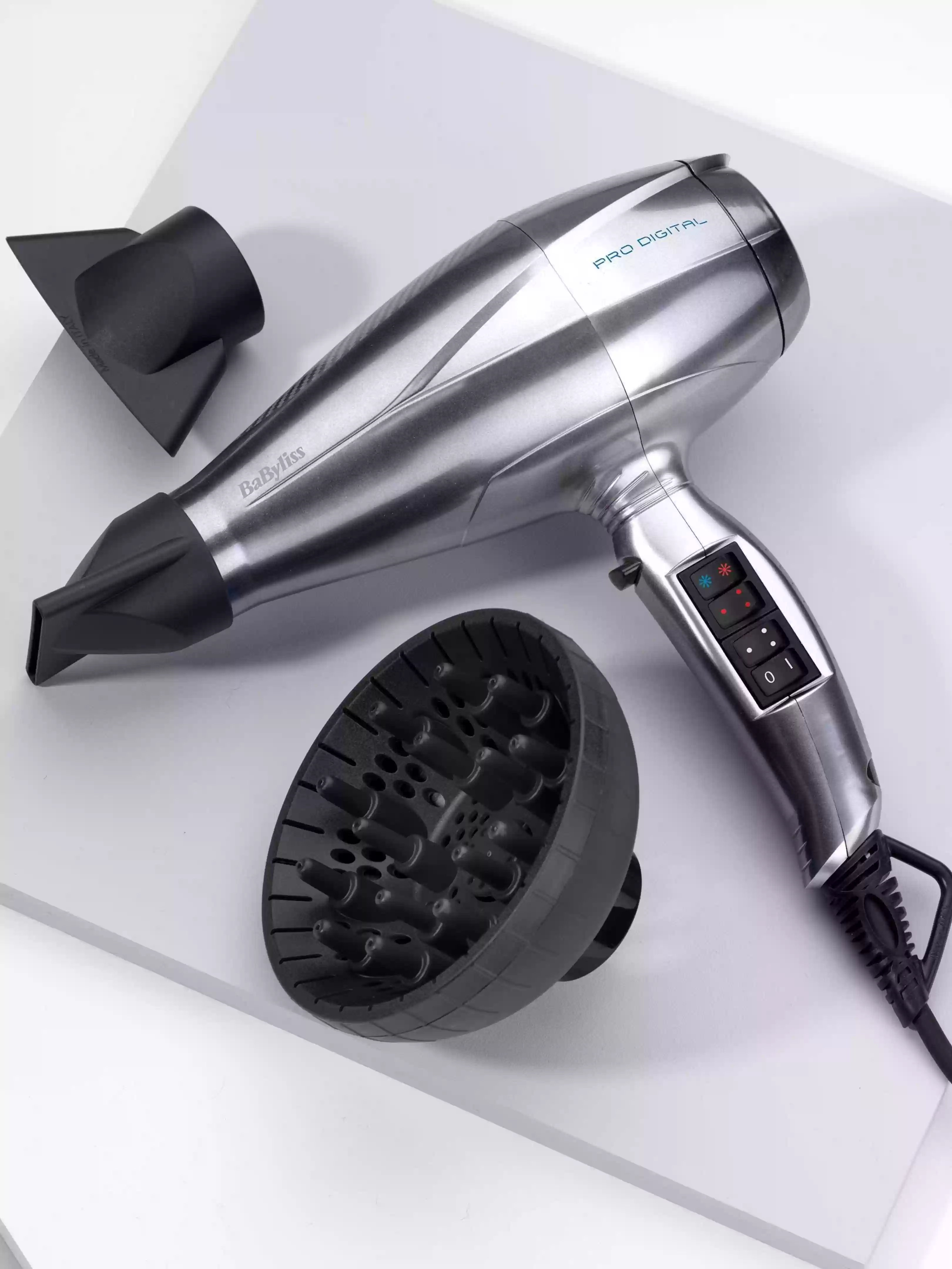Фен BaByliss Pro Digital 6000E (2200 Вт / 3 режима / холодный воздух / шнур - 2,8 м / EC-мотор / диффузор)-4