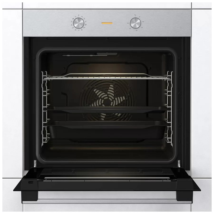 Духовой шкаф Gorenje BO6717E03X (Essential / 77 л / до 300 °C / Нерж.сталь, стекло / AquaClean / PerfectGrill / съемные направляющие / А)-2