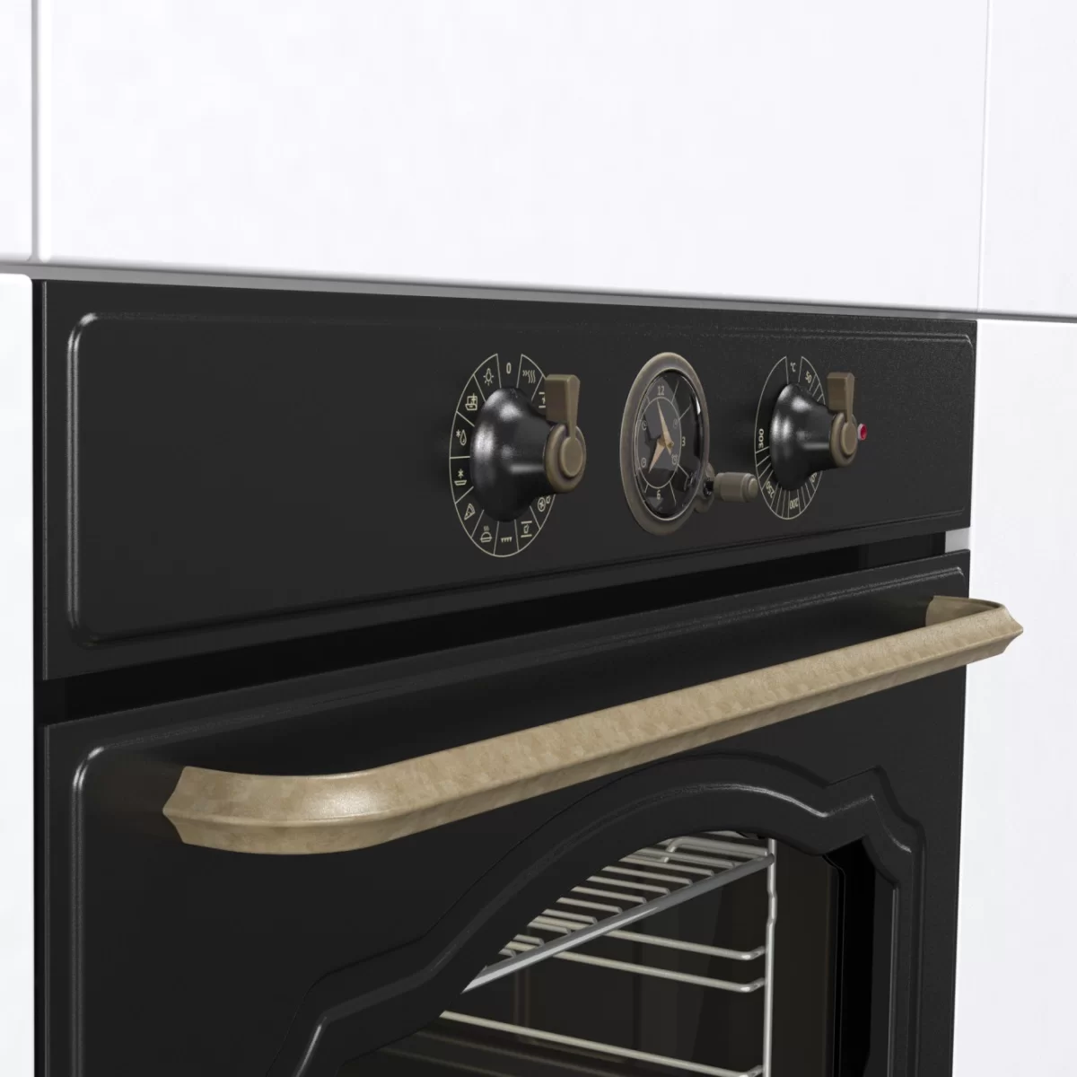 Духовой шкаф Gorenje BOS67371CLB (Classic / Черный матовый / SilverMatte / GentleBake / AirFry / AquaClean / CompactDoor)-4