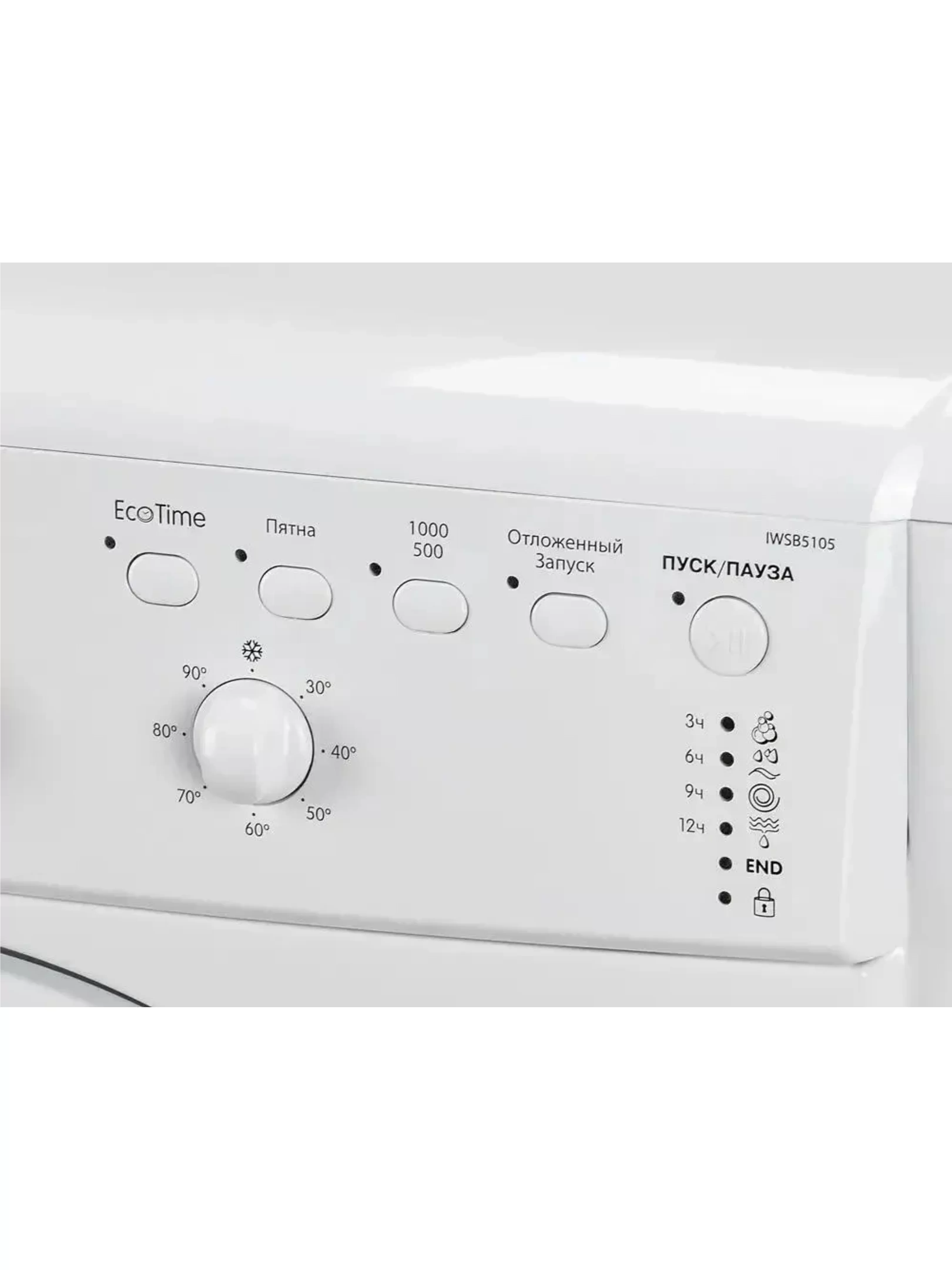 Стиральная машина Indesit IWSB 5105 (CIS) (42 см / 5кг / 1000об / Eco Time / A)-4