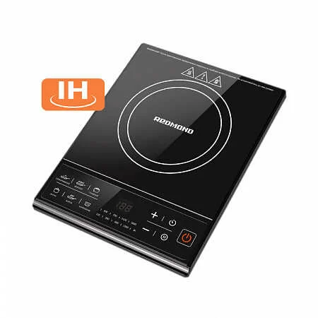 Плитка индукционная Redmond RIC-4601 (1 конфорка / cтеклокерамика / 1600 Вт / чёрный)-1