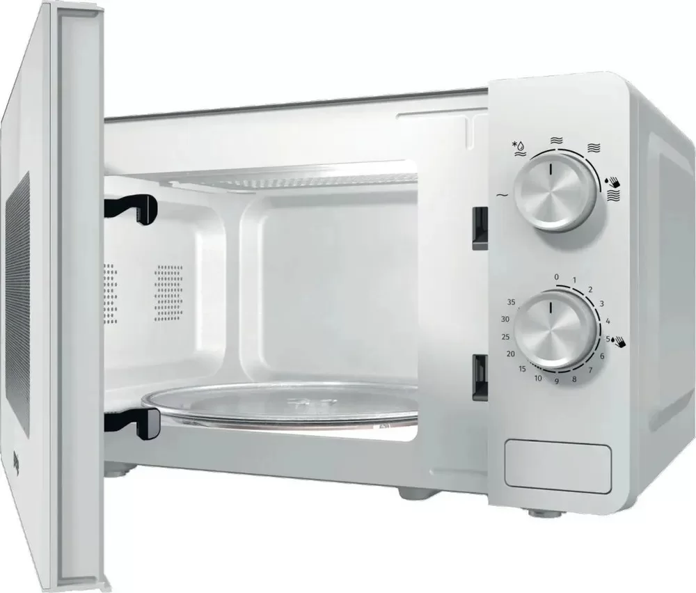 Микроволновая печь Gorenje MO20E1W2 (Essential / 20 л, 800 Вт, переключатели поворотный механизм, белый)-3