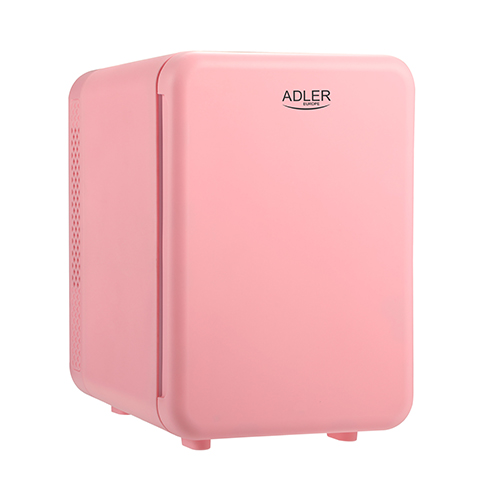 Мини холодильник Adler AD 8084 Pink (Объем - 4 л / Высота - 27 см / Ширина - 18.3 см / Розовый / питание - 220В (от сети) или 12В (от прикуривателя))