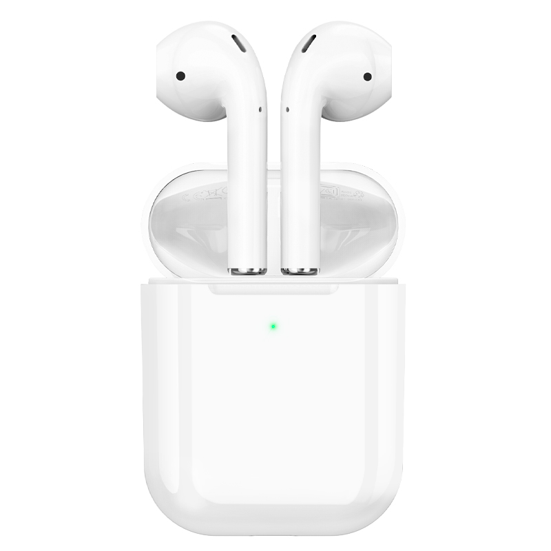 Беспроводные TWS наушники с микрофоном Borofone BW25 (время работы - 4 ч / Bluetooth 5.3), белые