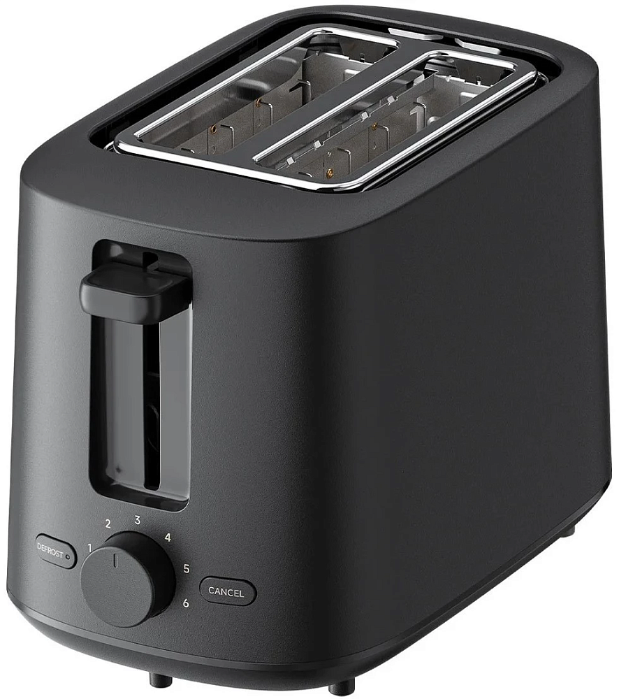 Тостер Xiaomi Toaster, черный (6 степеней обжаривания, функция размораживания) (BHR8811EU)