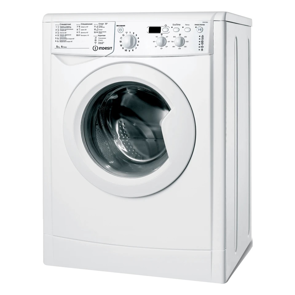 Стиральная машина Indesit IWSD 5085 (CIS) (42 см / 5кг / 800об / Eco Time / A)