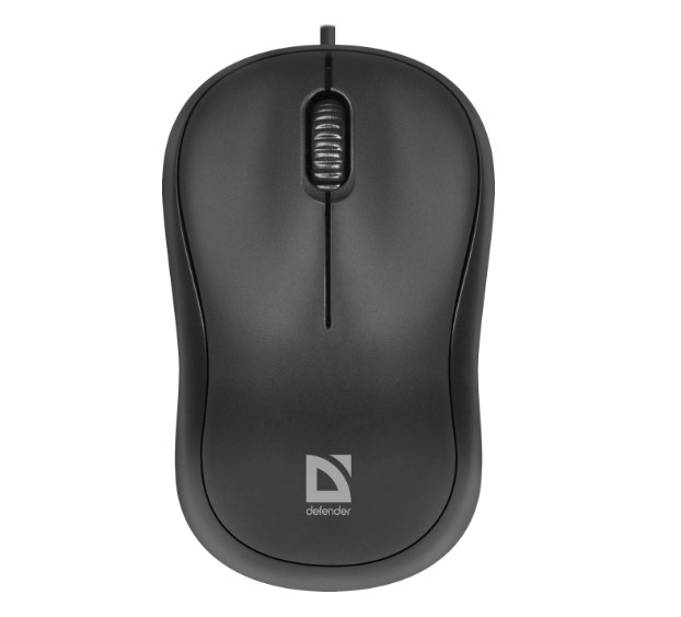 Проводная мышь Defender Patch MS-759 (1000 dpi) черный