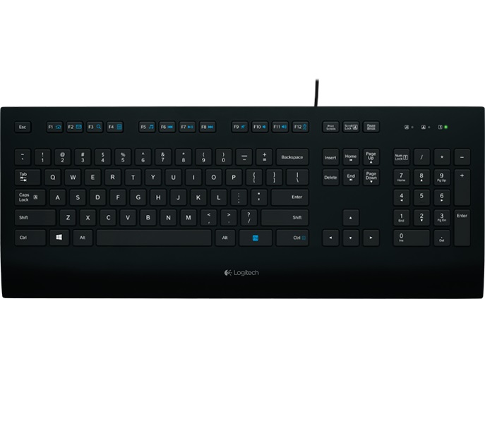 Клавиатура Logitech K280e Black USB (920-005215)-0