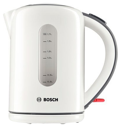 Чайник Bosch TWK7601 (2200Вт / 1,7л / пластик / белый)-0