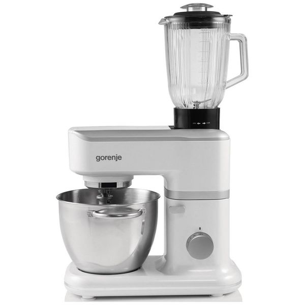 Миксер планетарный Gorenje MMC700W (700Вт / 4л / скоростей 6 / насадок 3 / белый)