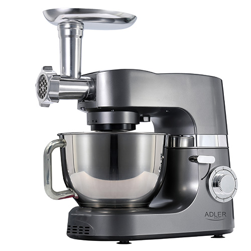 Кухонный комбайн Adler AD 4221 (2200Вт / 7 л / мясорубка, венчик, крюки для теста) 