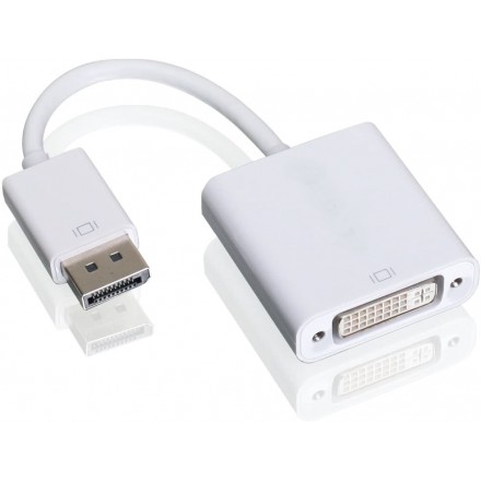 Переходник Displayport - DVI-I KS-is (KS-519), вилка-розетка, длина - 0,15 метра