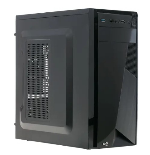 Корпус Aerocool CS-1101 черный без БП ATX 2x120mm 2xUSB2.0 1xUSB3.0 audio