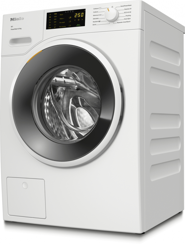 Стиральная машина Miele WWD320 WCS PW (W1 / 59,6 см / 8 кг / 1400об / DirectSensor / CapDosing / AddLoad / ProfiEco Motor)