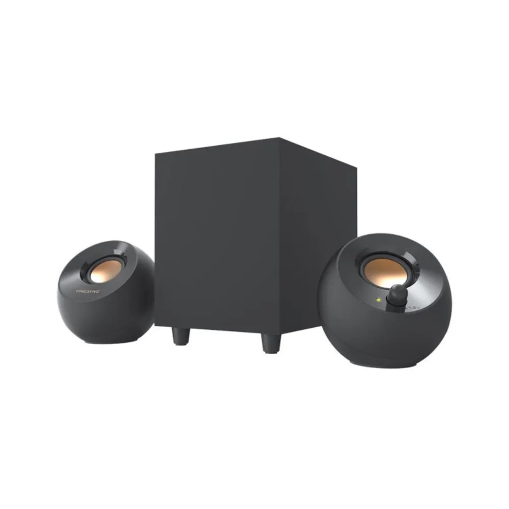 Колонки 2.1 Creative Pebble Plus / 8W / USB / Черный /