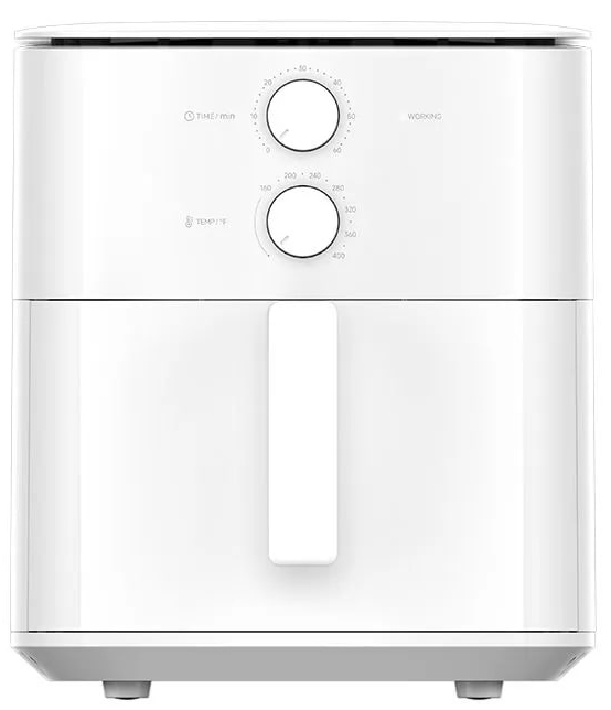 Аэрогриль Xiaomi Smart Air Fryer Essential 6L, белый (6.0 л, 1550 Вт, 12 программ)